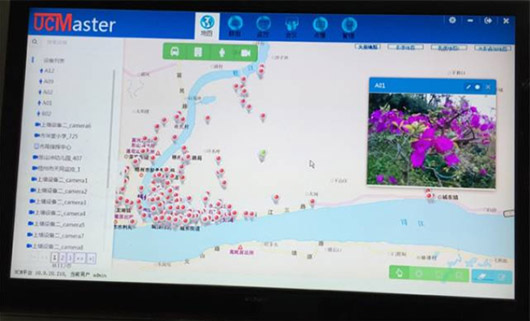 白云山景區各執勤點地圖定位
